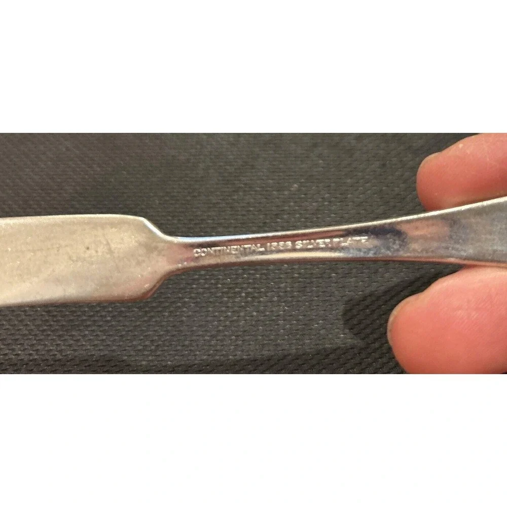 Continental Silverplate Flatware Butter Spreader Silver Art Deco Mid Century